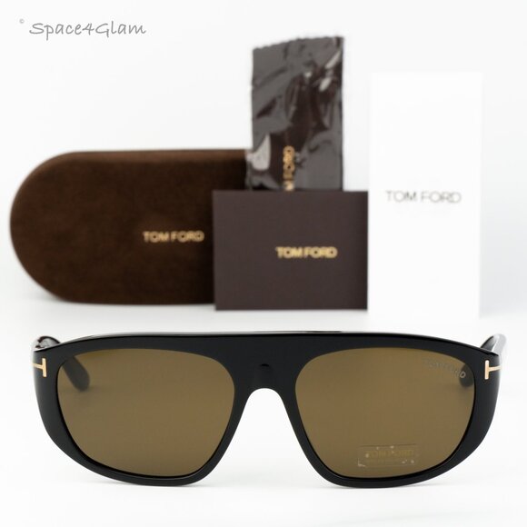 Tom Ford Women Sunglasses Black Roviex Pilot FT1002/S 01J NEW AUTHENTIC main image 10